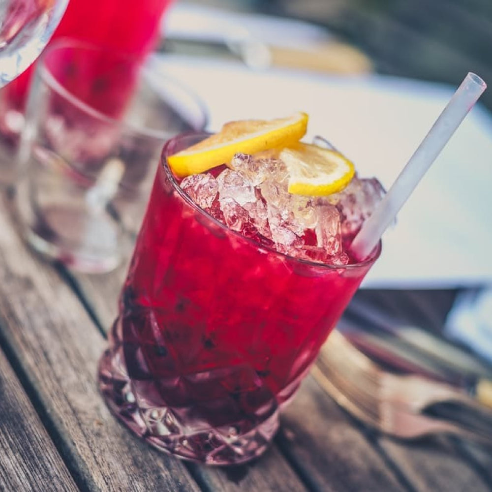 Alcohol red drink