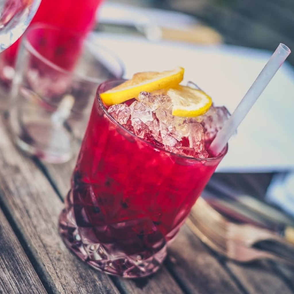 Alcohol red drink