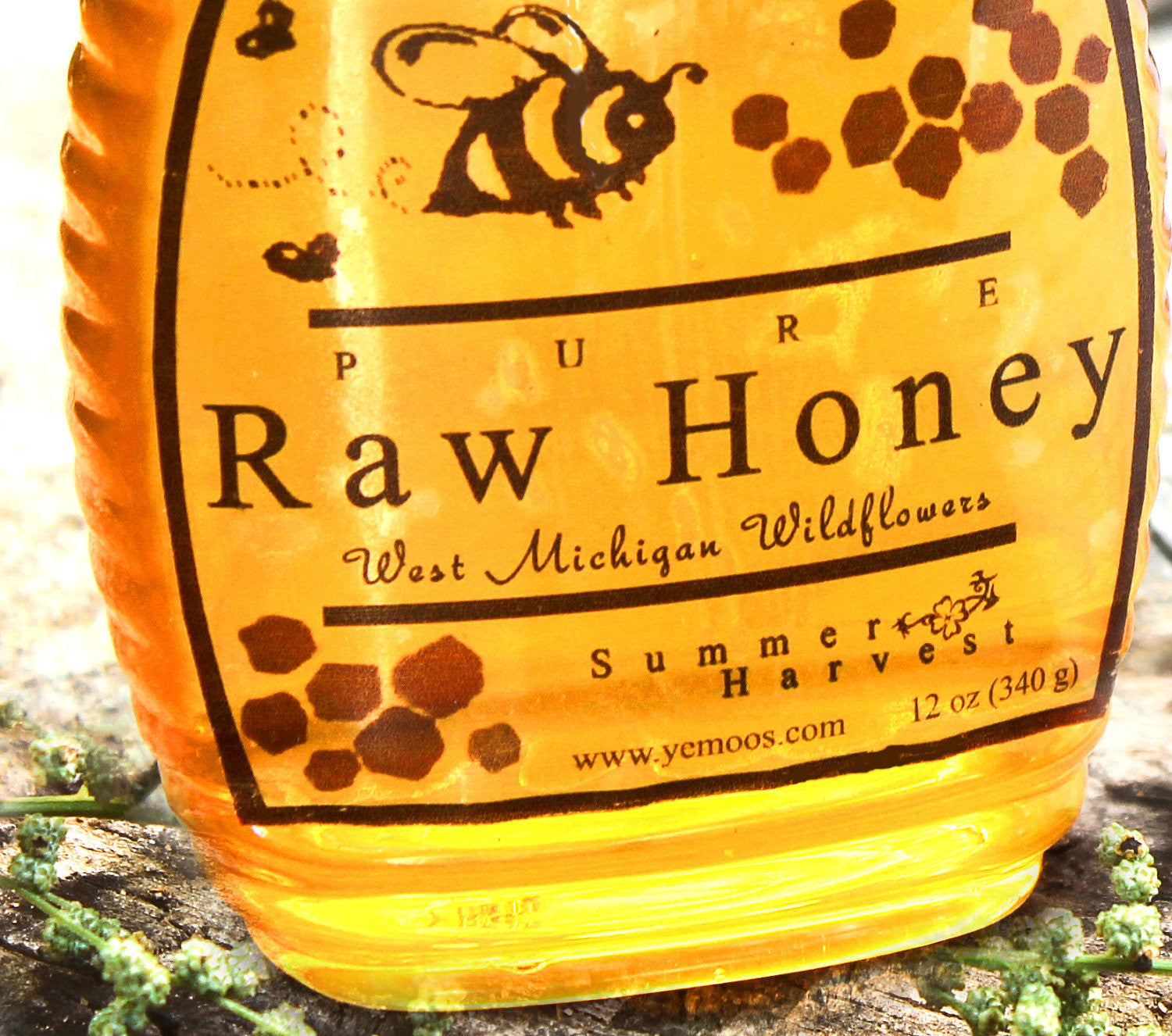 Raw Wildflower Honey - West Michigan - Yemoos Nourishing Cultures