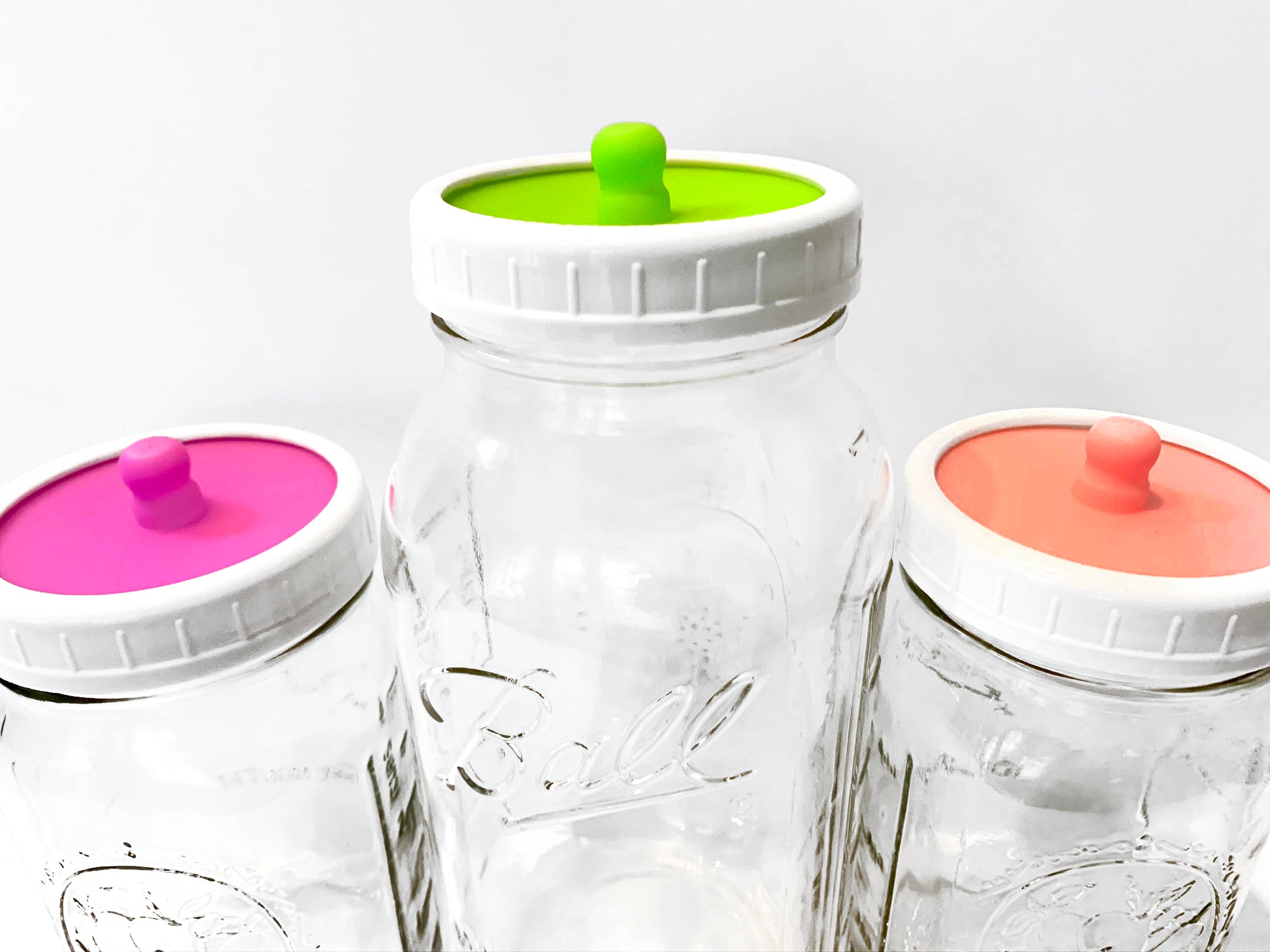 Waterless Airlock Fermentation Lid for Wide-Mouth Jars - Yemoos Nourishing Cultures
