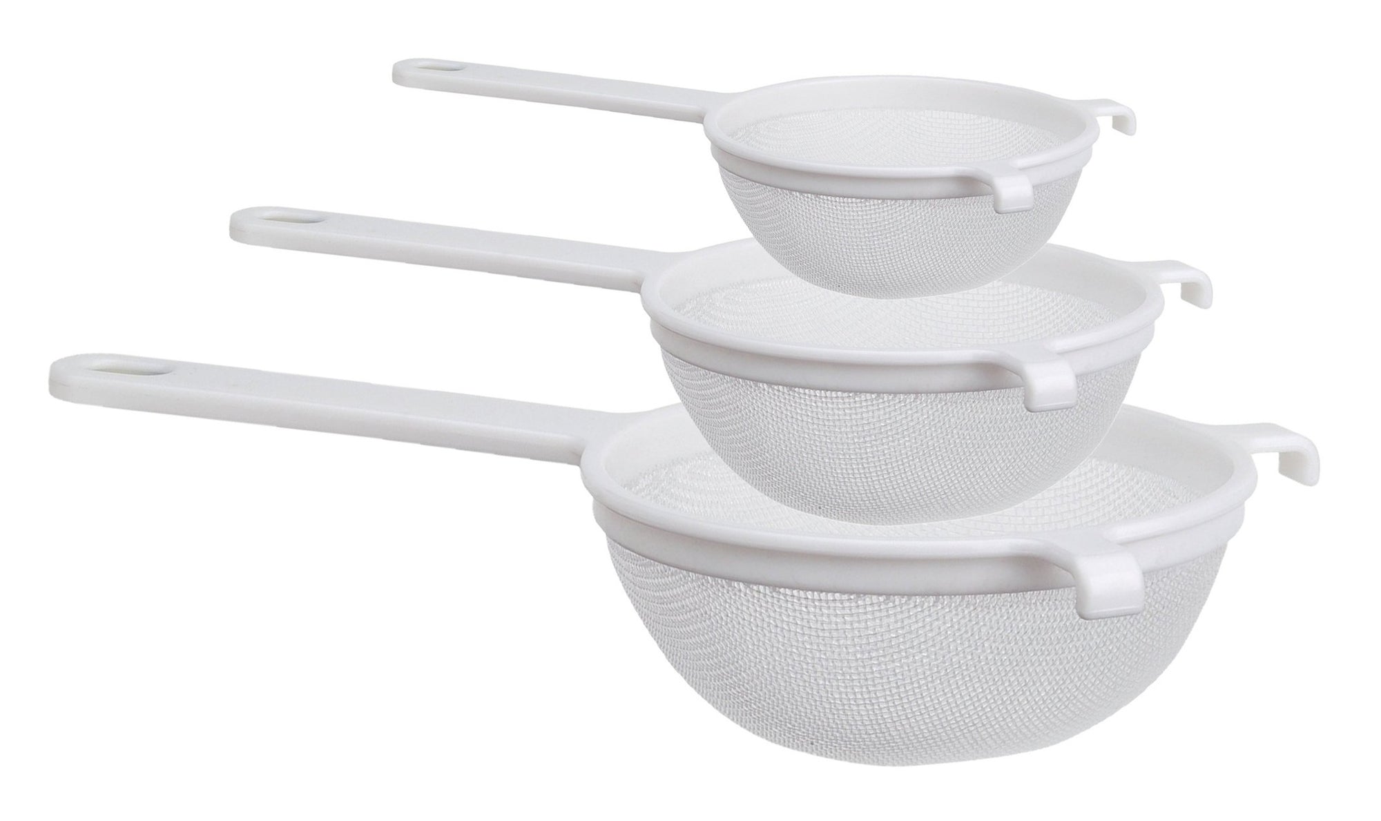 White Plastic Strainer - Yemoos Nourishing Cultures